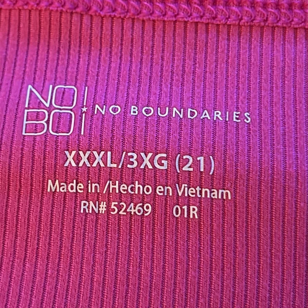 No Boundaries  XXXL Rib Cami Fitted Stretch Tank Top 3pc bundle green pink coral - Picture 2 of 10